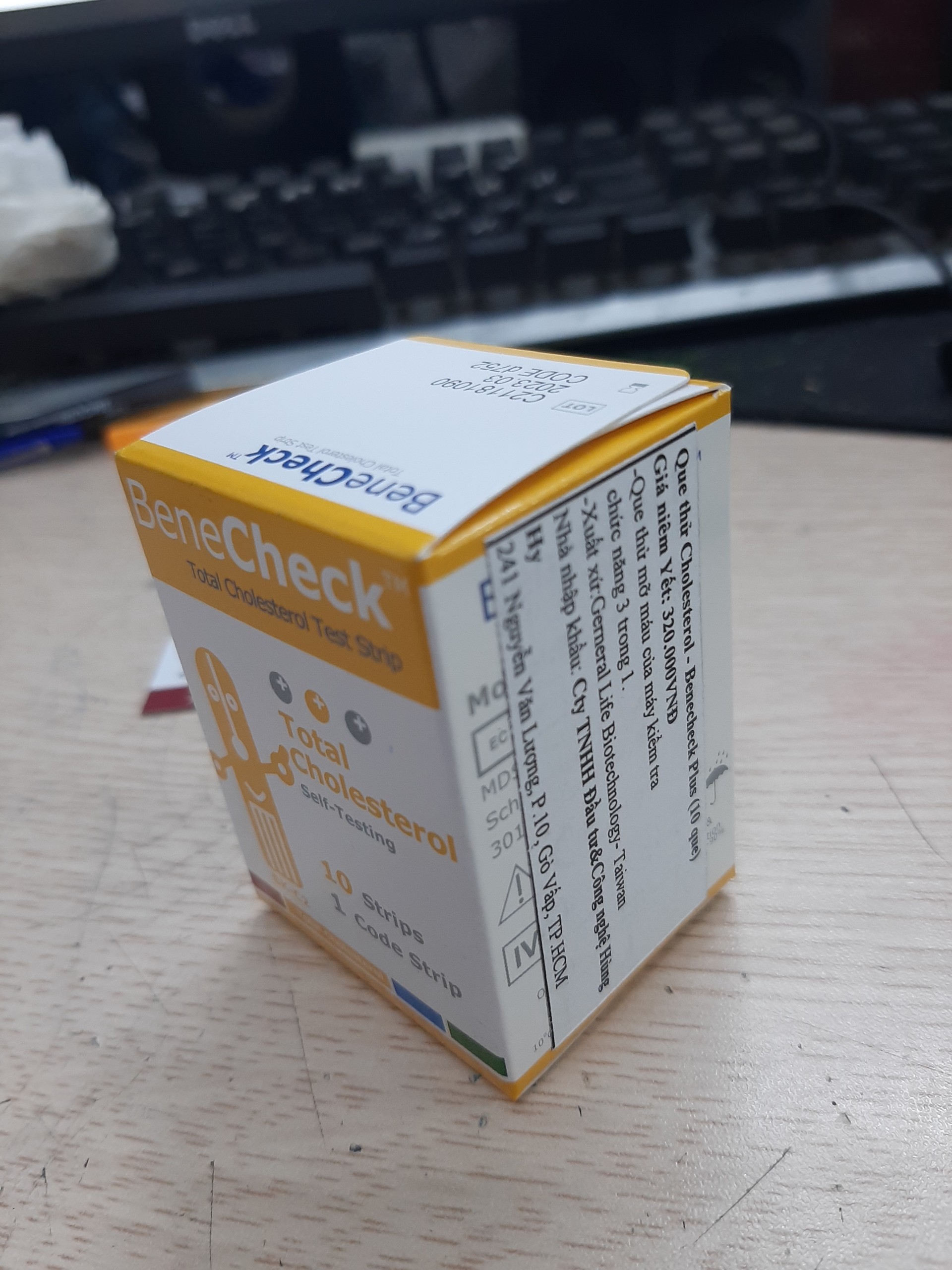 Que thử Cholesterol - Benecheck 3 in 1 (10 que)