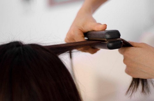 Máy kẹp tóc uốn duỗi làm phồng du lịch nhỏ gọn bỏ túi caremcarem