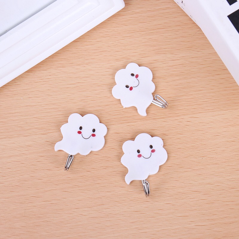 BỘ 3 MÓC TREO ĐỒ HÌNH ĐÁM MÂY DỄ THƯƠNG