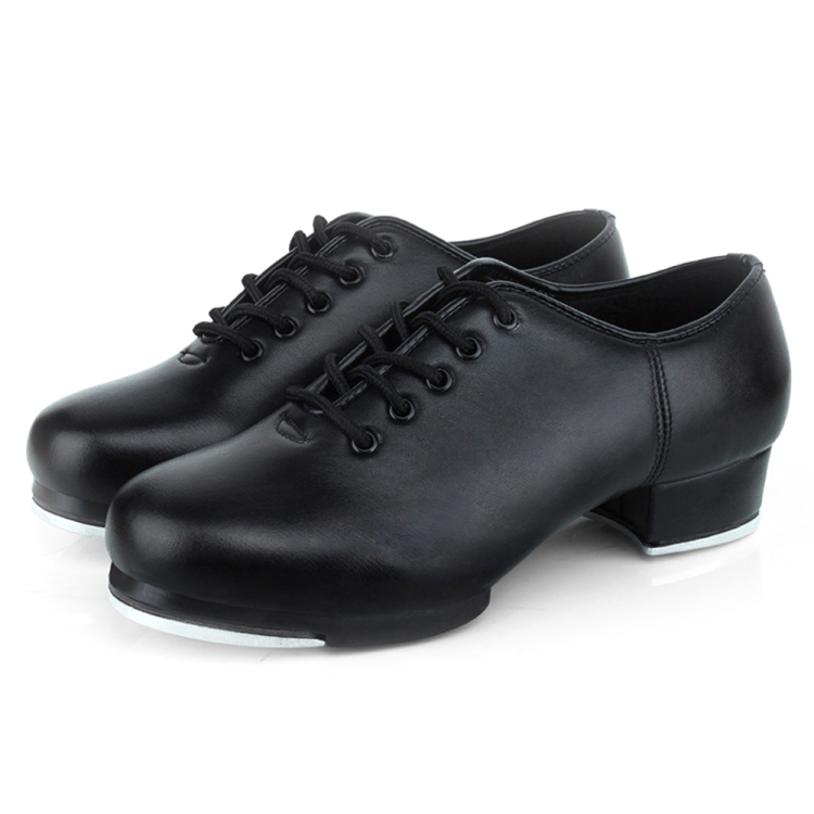Adult Tap Shoes Lace Up Split Sole Shoes Dance Equipment for Women and Men  Adult Jazz Tap Dancing Footwear kindness 
