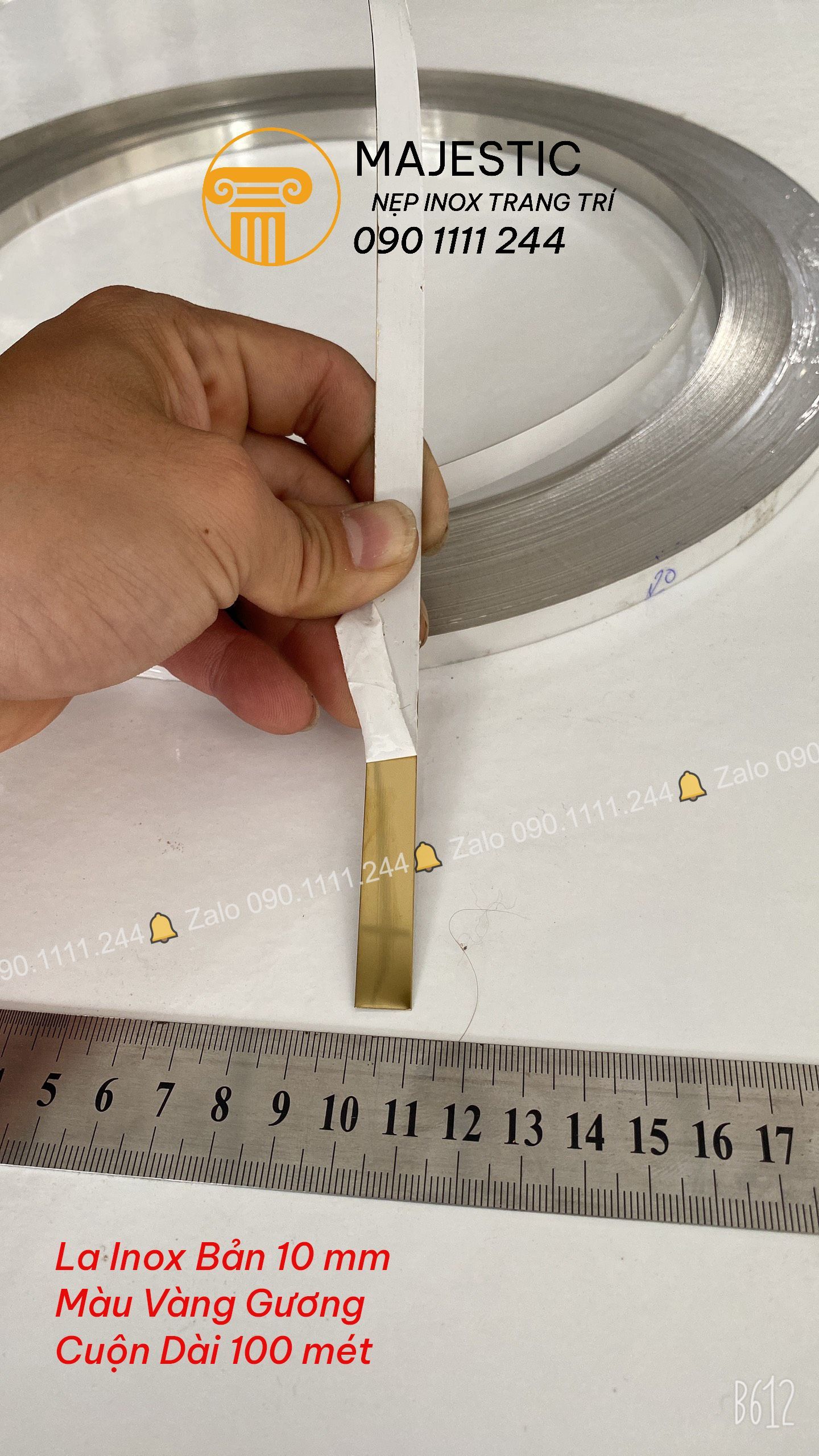 La Inox Trang Trí 1cm ( Cuộn 100 mét )