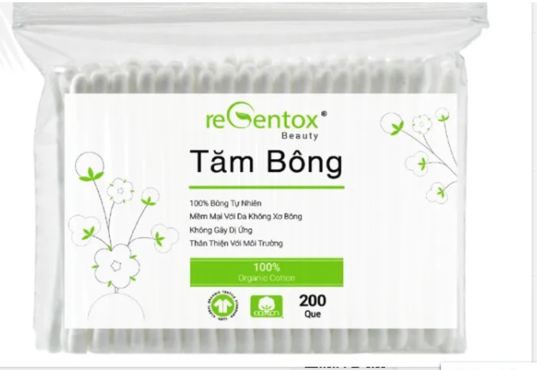 TĂM NGƯỜI LỚN REGENTOX TÚI ZIP 200 QUE