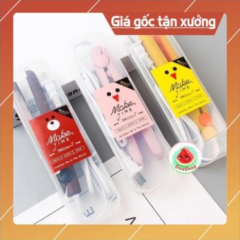 Máy Là/ Ép/ Duỗi Tóc Mini Make Time - Máy Dập Xù Tiện Lợi