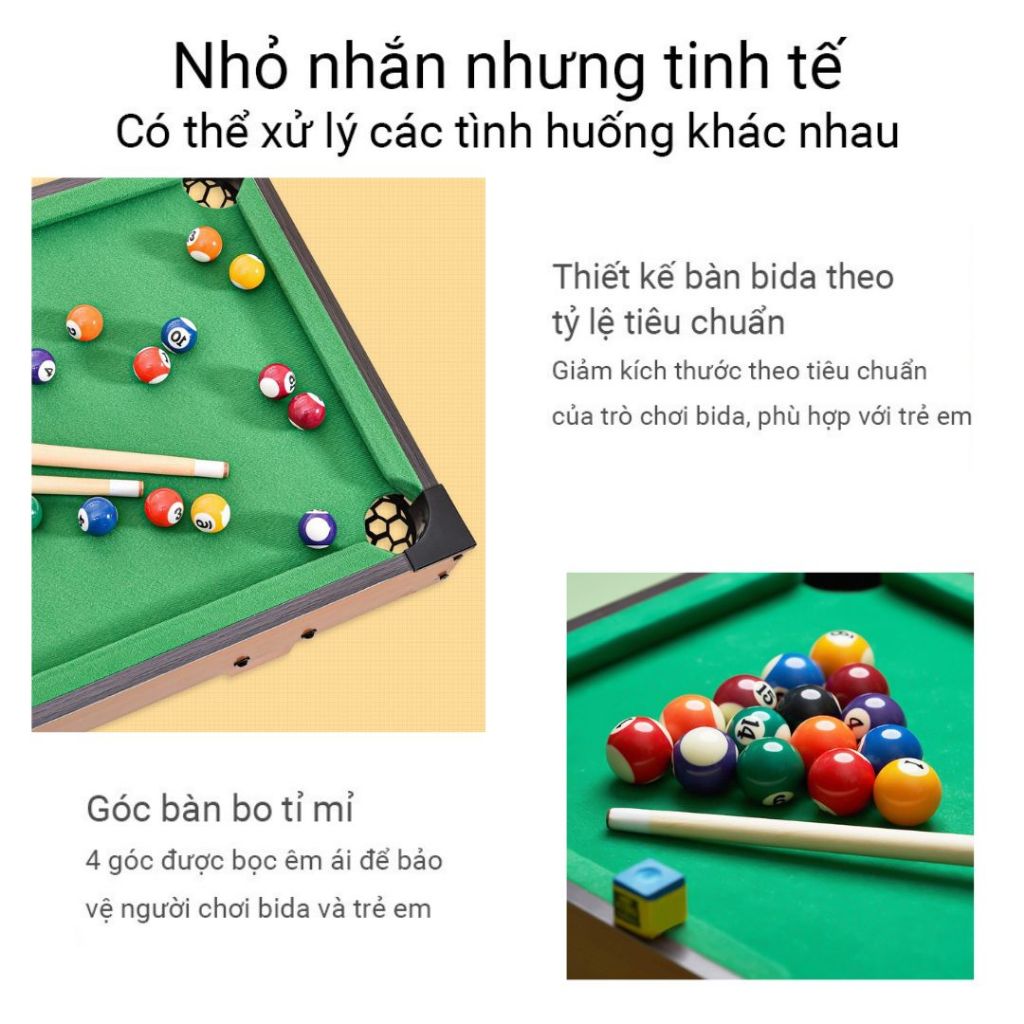 Bàn bi-a Mini dành cho trẻ em 34CM 69CM 90CM