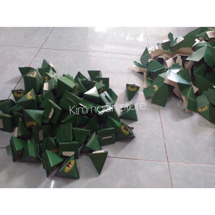 100 Mảnh Giấy Gấp Bánh Ít Lá Gai Bình Định