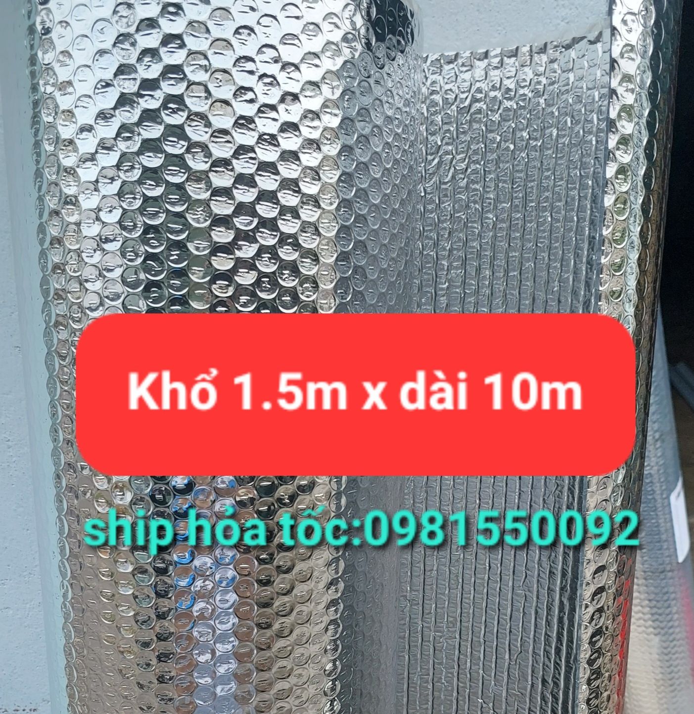 Tấm cách nhiệt 2 mặt bạc túi khí chống nóng mái tôn hiệu quả ,đa năng