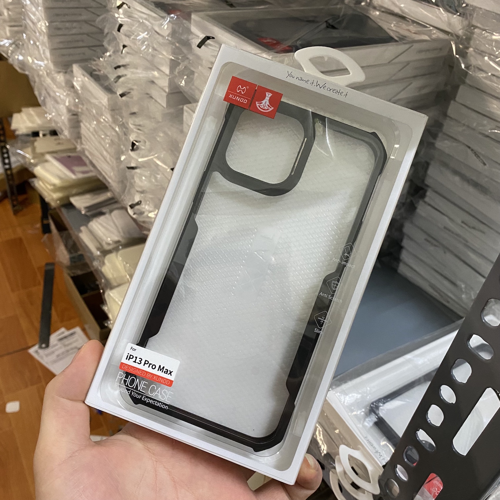 Ốp lưng XUNDD iPhone 13 Pro Max / ip 13 / iPhone 12 Pro Max / 12 Pro / 12 Mini, Mặt lưng trong, Viền TPU, Chống sốc