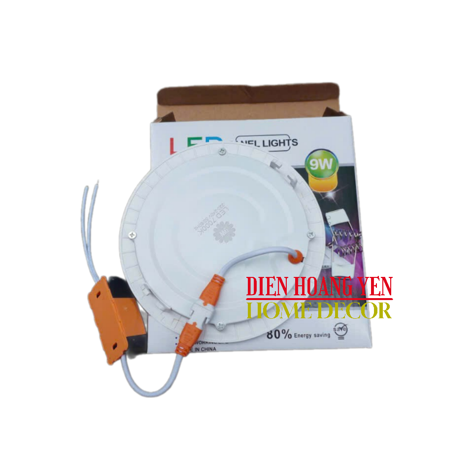 Bộ 10 đèn Led âm trần siêu mỏng 9w TIẾT KIỆM ĐIỆN