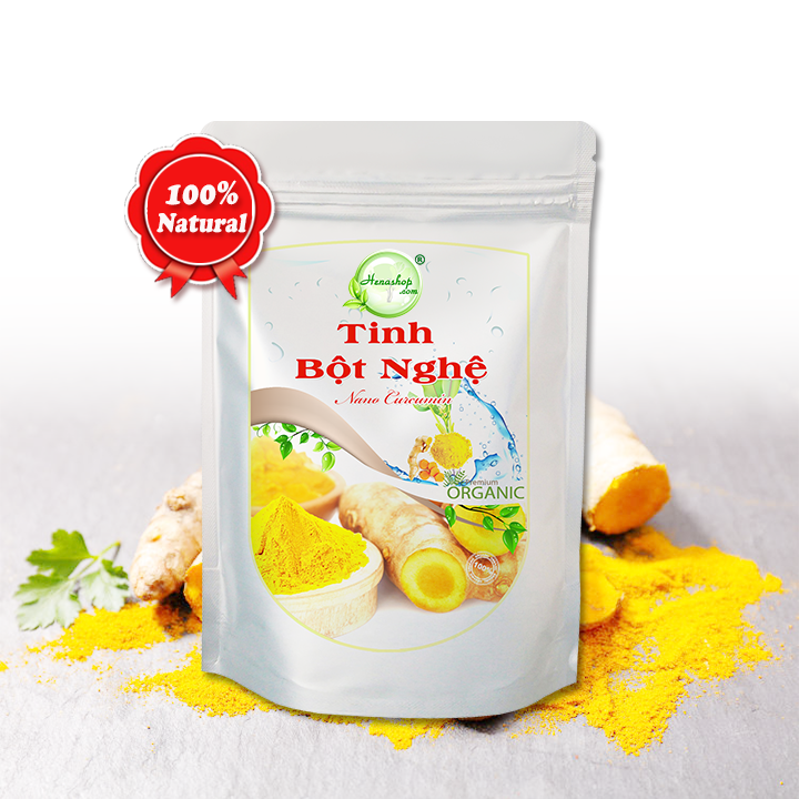 Tinh Bột Nghệ Henashop 100gr - Giảm thâm nám sạm da