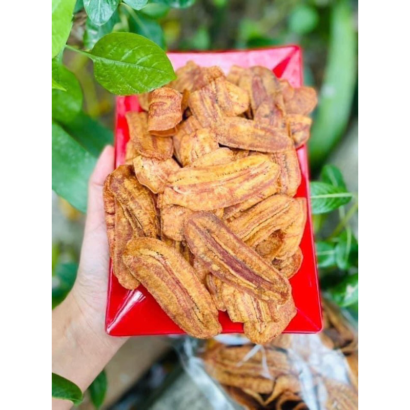 500gr Chuối Sấy Mộc Không Đường
