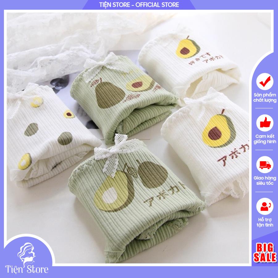 (Được Chọn Màu) Quần Lót Nữ Quả Bơ Siêu CuTe