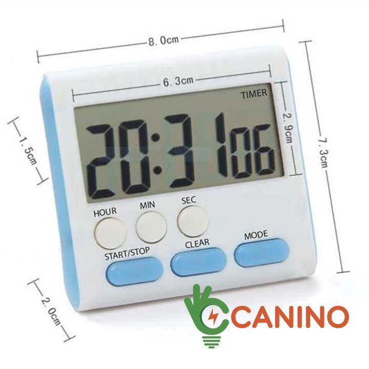 Đồng hồ bấm giờ đếm ngược điện tử mini V2 Canino Tiện Lợi