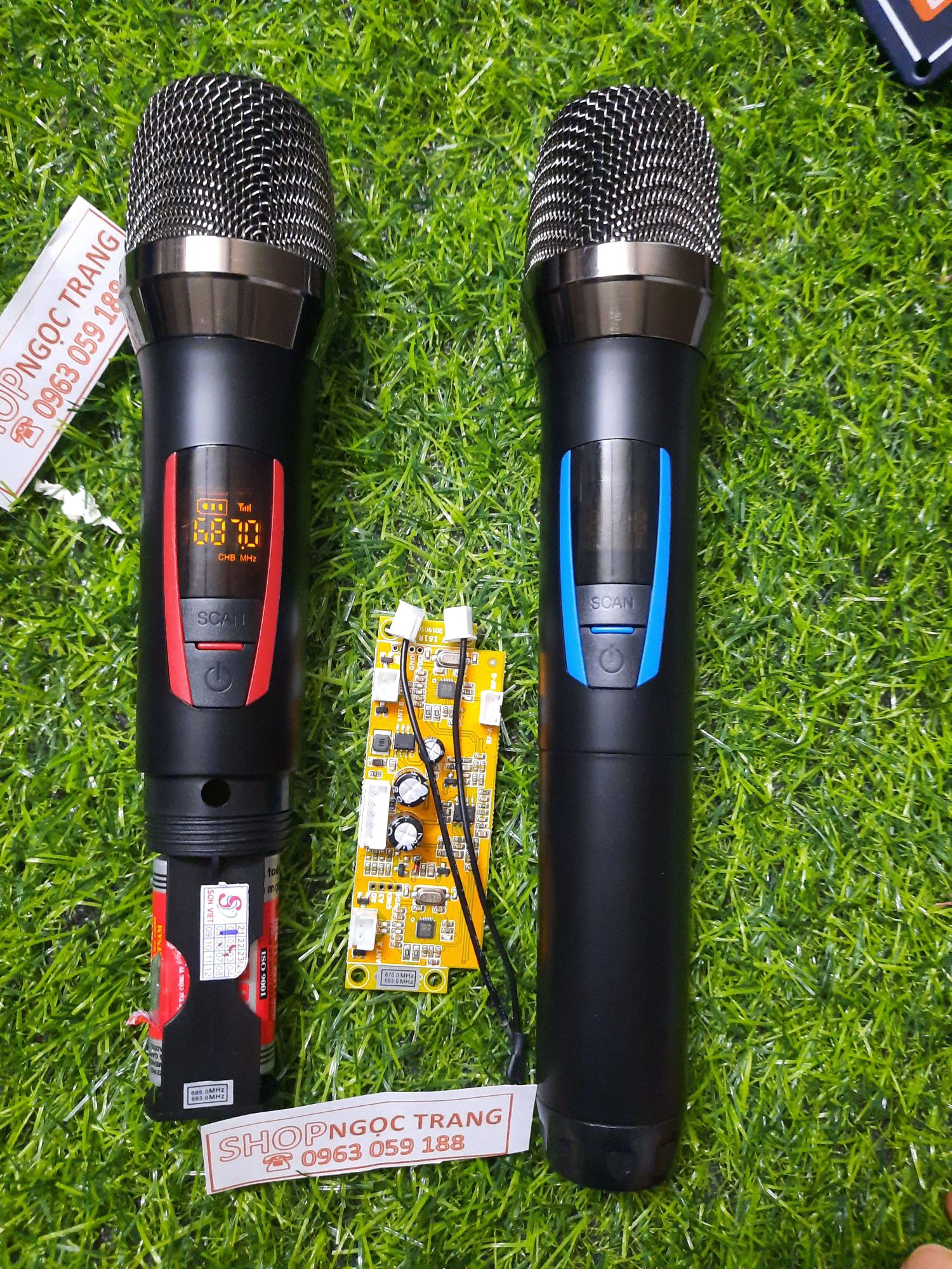 Mic Không Dây Loa kéo 1 cặp