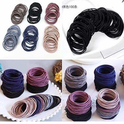 combo 100 dây cột tóc siêu dai