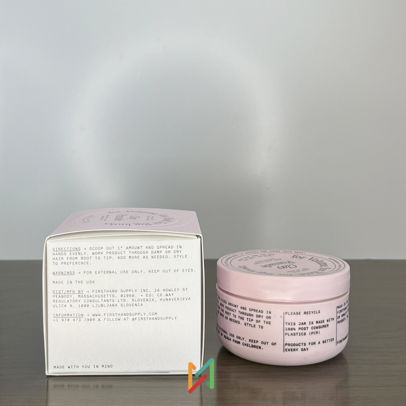 Sáp Vuốt Tóc FirstHand Clay Pomade 88ml