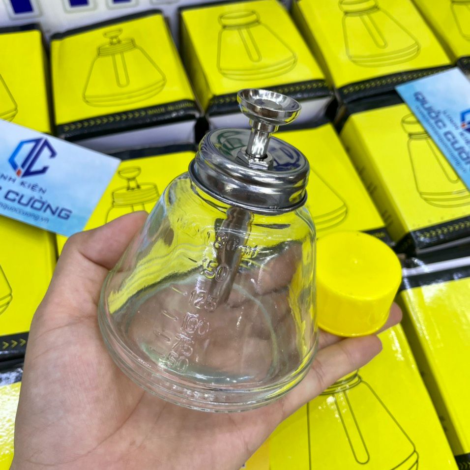 Bình thủy tinh chiết dung dịch 180ml