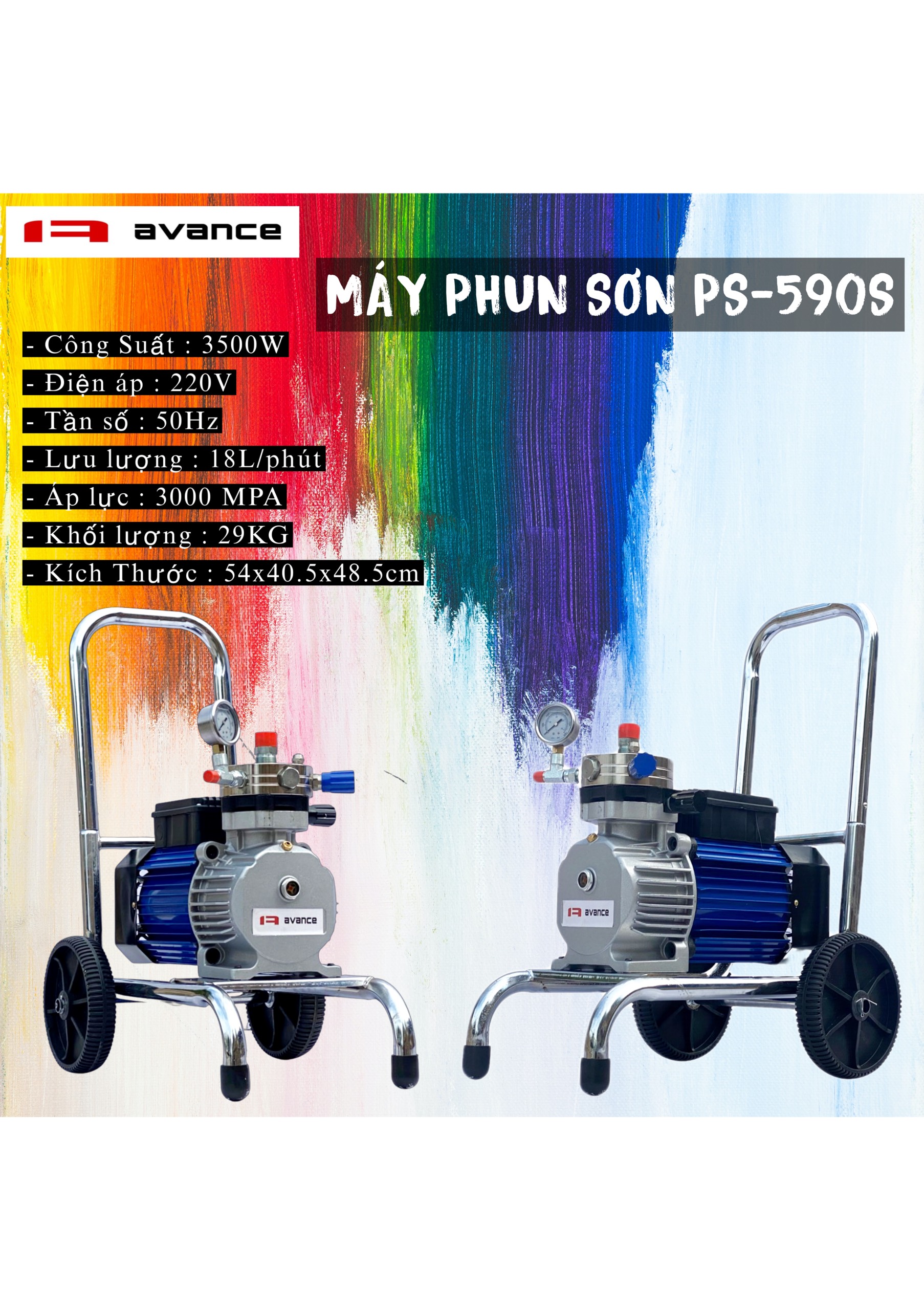 MÁY PHUN SƠN PS-590S