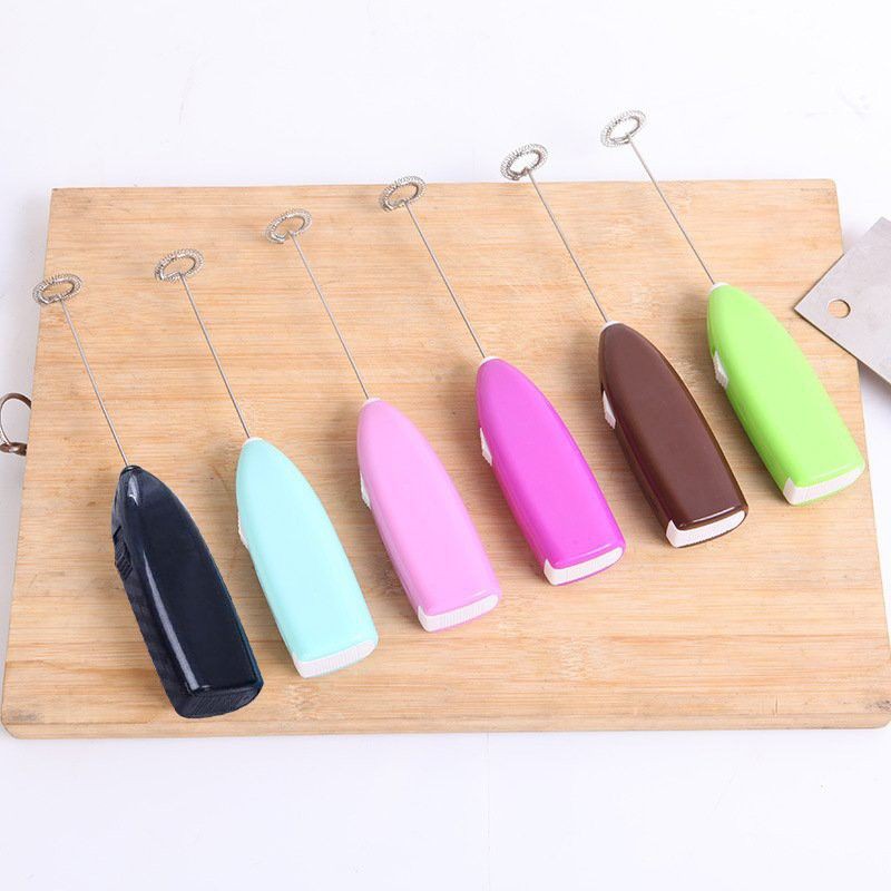 Máy Đánh Trứng Cà Phê Cầm Tay Mini, Máy Đánh Trứng Dùng Pin 1 Tốc Độ