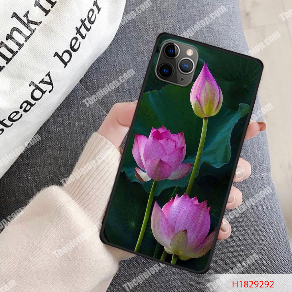ỐP IPHONE, SAMSUNG TRÁNG GƯƠNG HÌNH HOA SEN