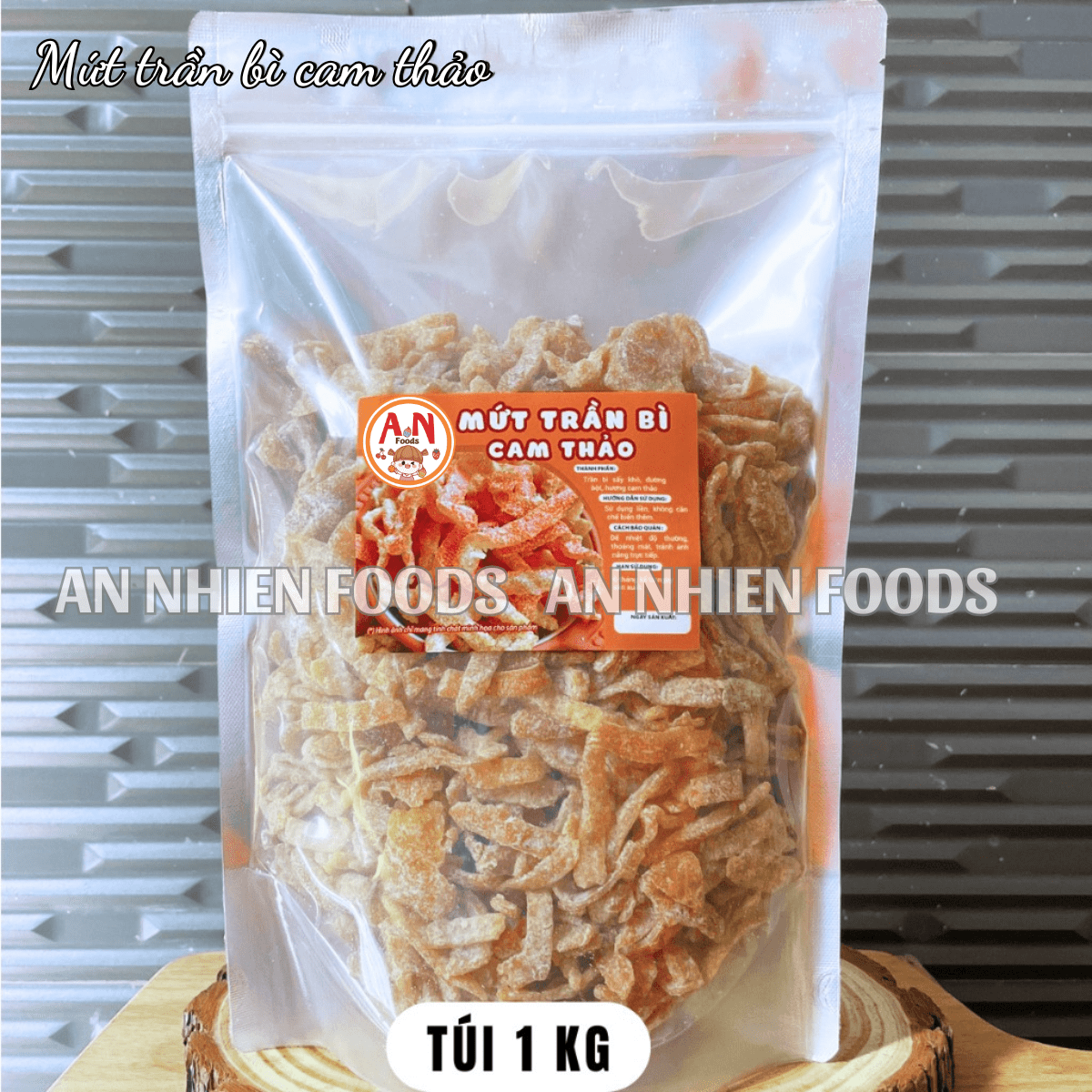 Mứt trần bì chua ngọt (thơm ngon)