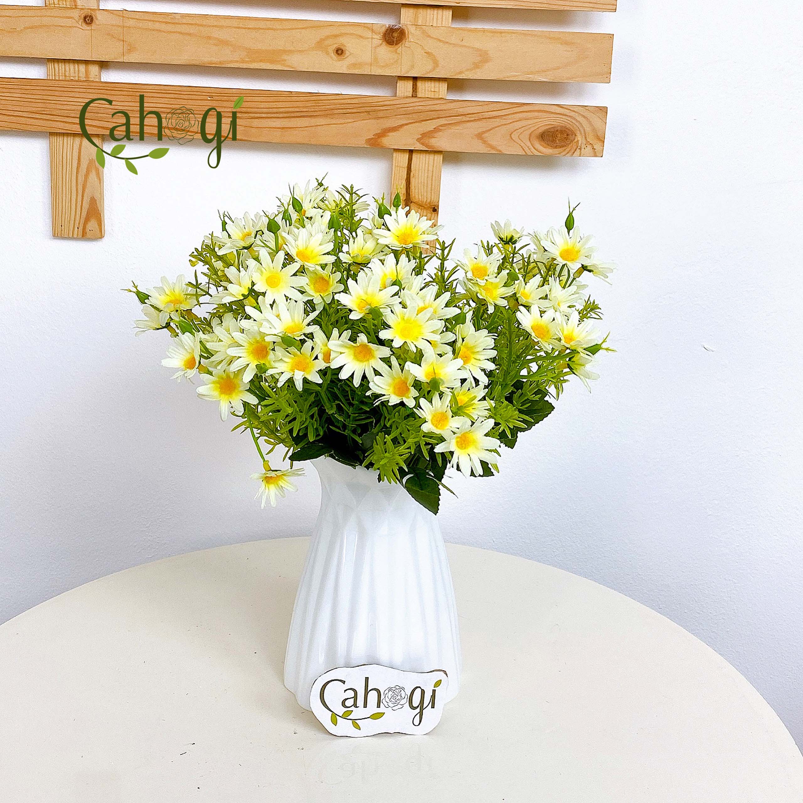 Hoa Giả Chùm Cúc Họa Mi 30 Cm
