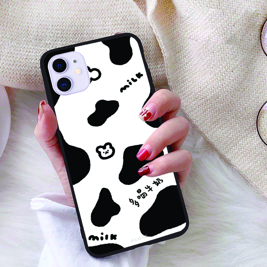 Ốp lưng iPhone 11 viền dẻo TPU BST Bò Sữa