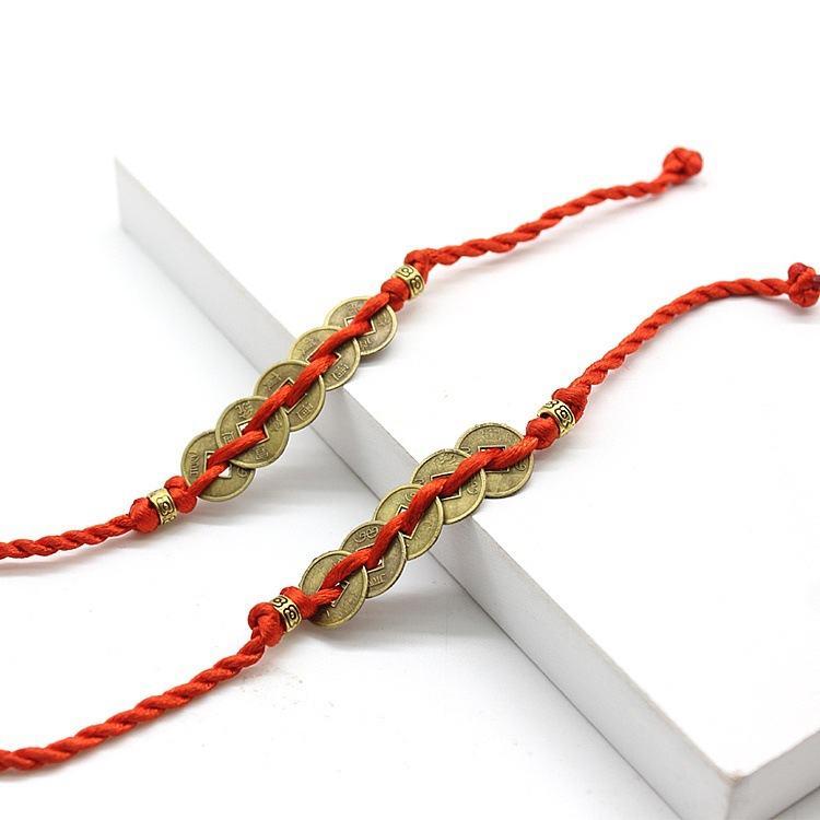 Vòng dây đỏ tiền tài lộc XM09