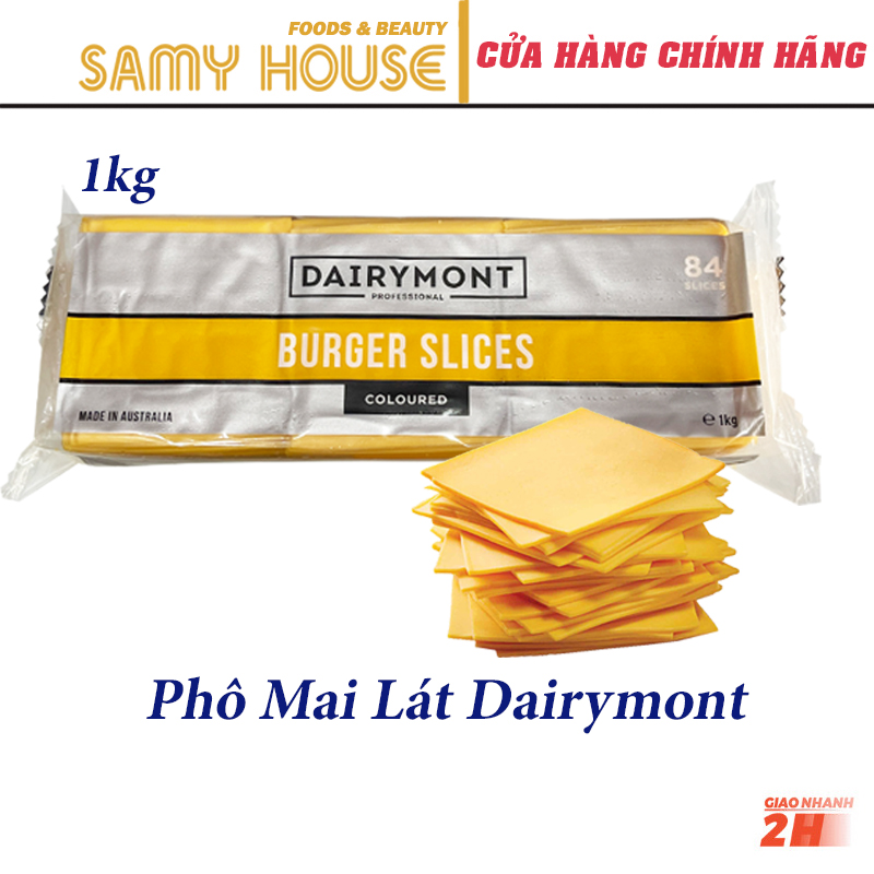 [Samy Food] [HCM SHIP 2H] Phô Mai Lát Cheddar Dairymont Gói Chiết 60g
