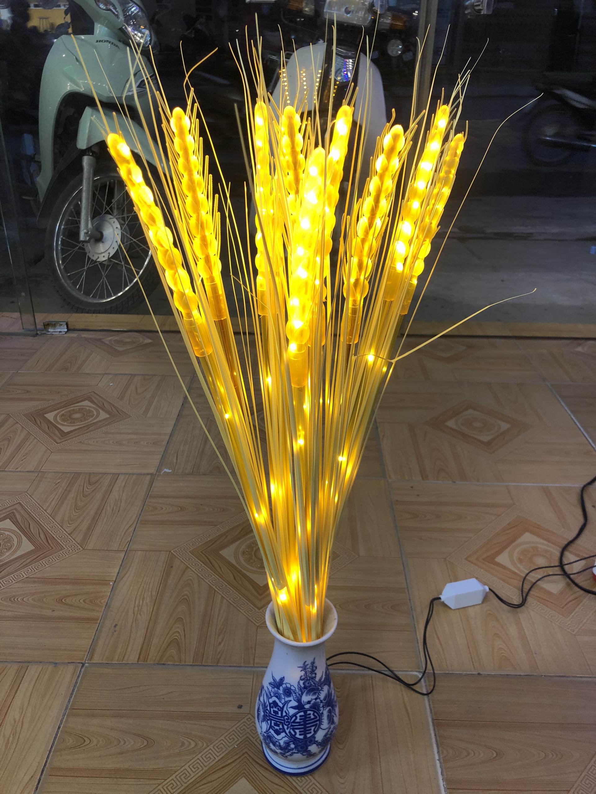 COMBO 10 Đèn Led Bông Lúa màu vàng trang trí phòng ngủ, phòng thờ