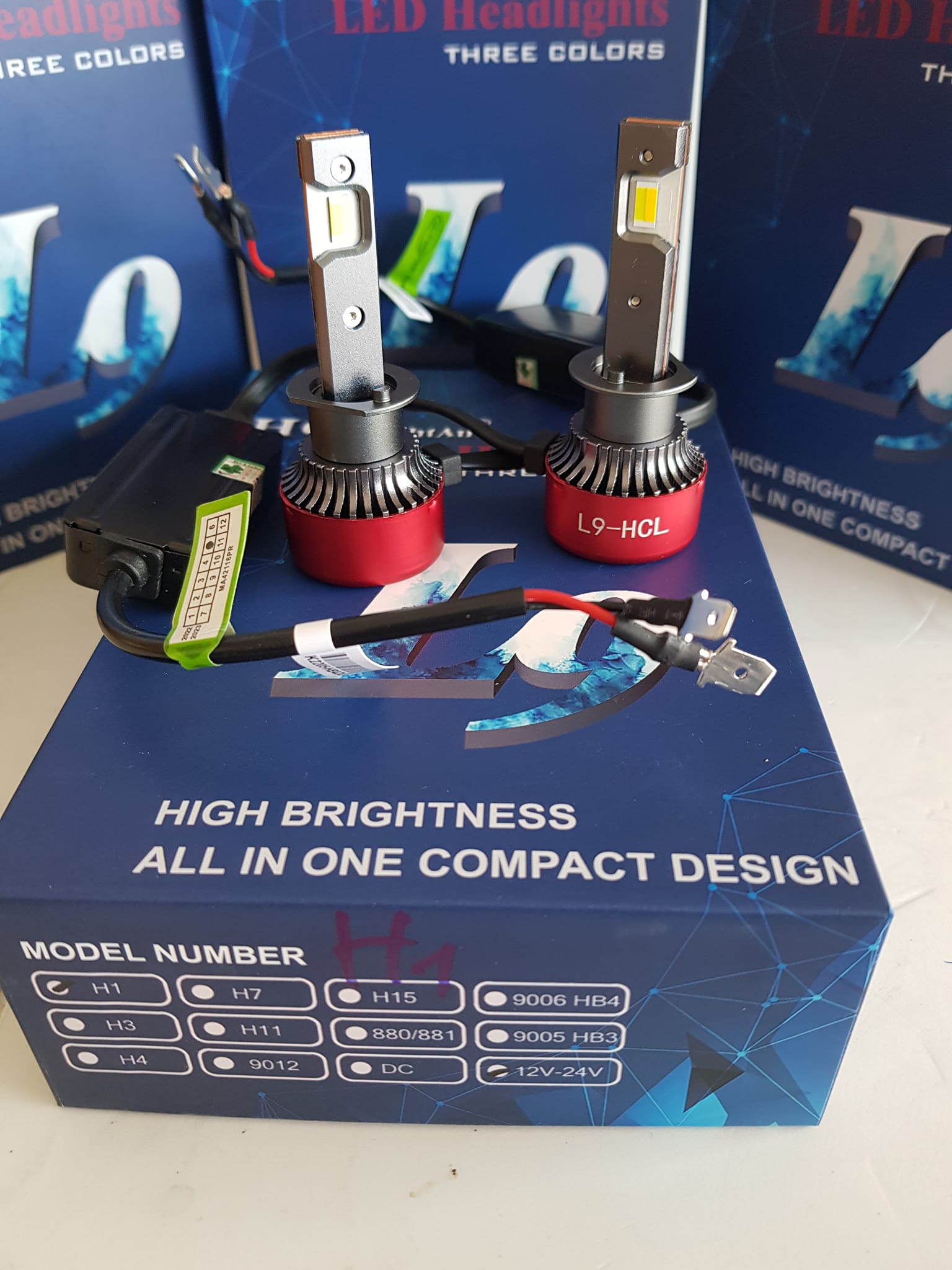 Led L9 3 màu lắp OTO Xe Máy