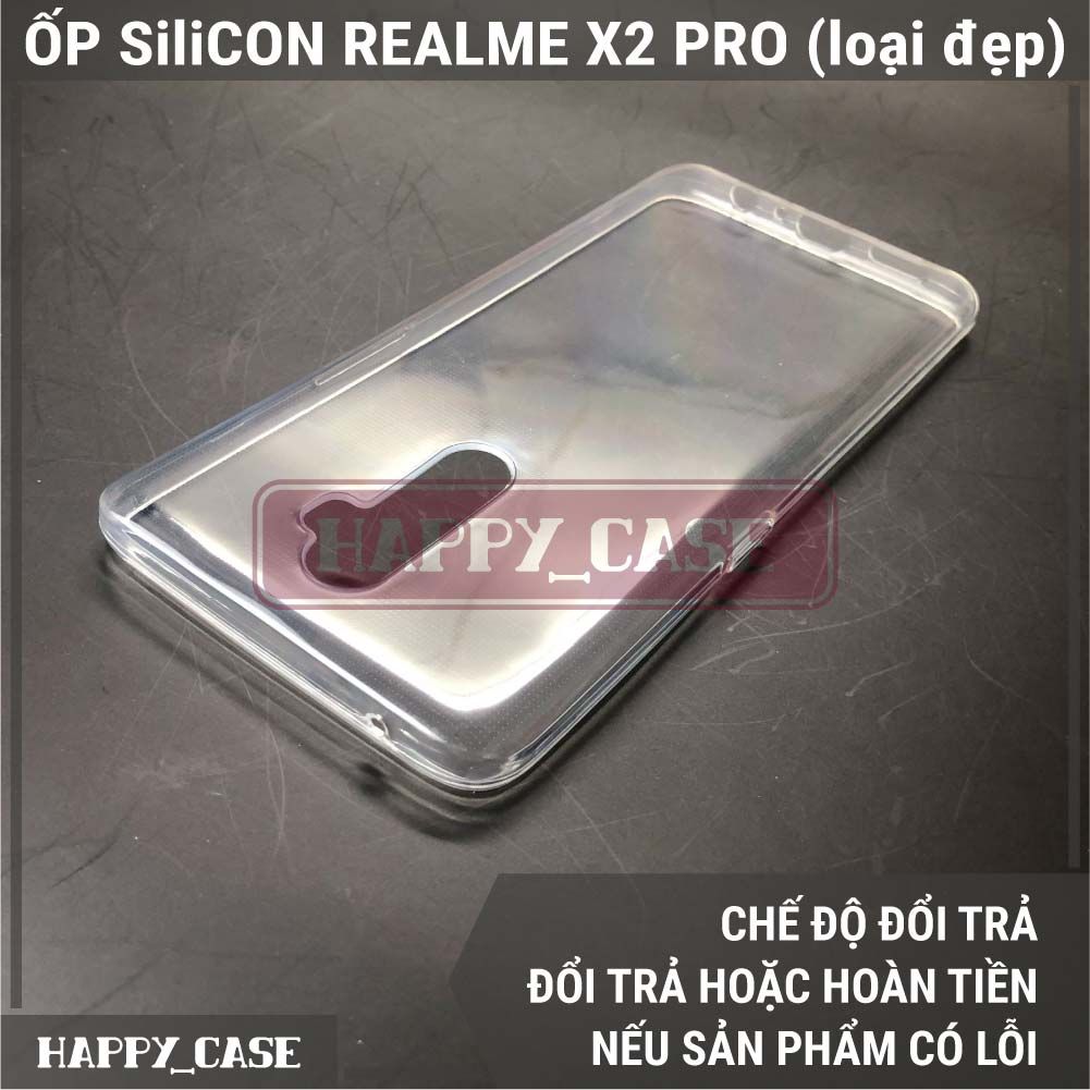 Ốp Điện Thoại Realme X2 Pro (LOẠI ĐẸP) Thin Transparent Silicon