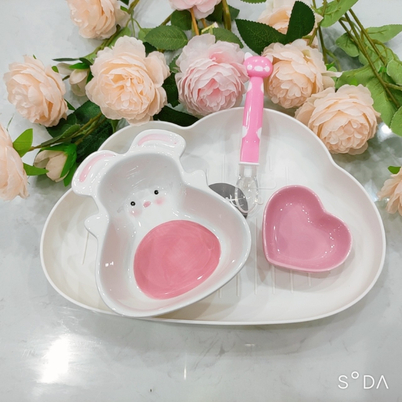 Set ăn dặm kiểu Nhật cho bé, dụng cụ ăn dặm xinh xắn
