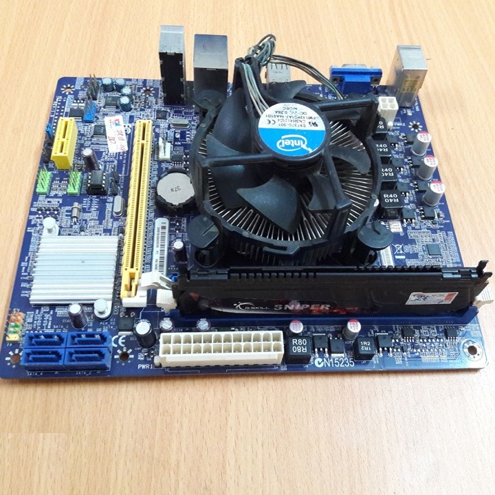 Main / Combo main H61+Ram 4g/8Gb+Core i5/i3 bóc case thanh lý văn phòng