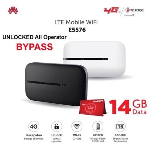 Bộ Phát Wifi Di Động 4G / 5G LTE 150Mbps LTE E5576S Huawei, Pin Dung Lượng 1500 Mah Cho 6 Tiếng Sử Dụng Liên Tục, Hỗ Trợ Công Nghệ 4G / 5G LTE Cho Tốc Độ Wifi 150 Mbps Truy Cập Nhanh Chóng