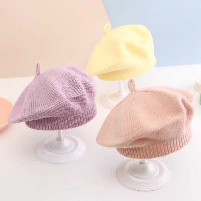 Mũ nồi len trơn cho bé Mimi Kids (6m-4y) mn78