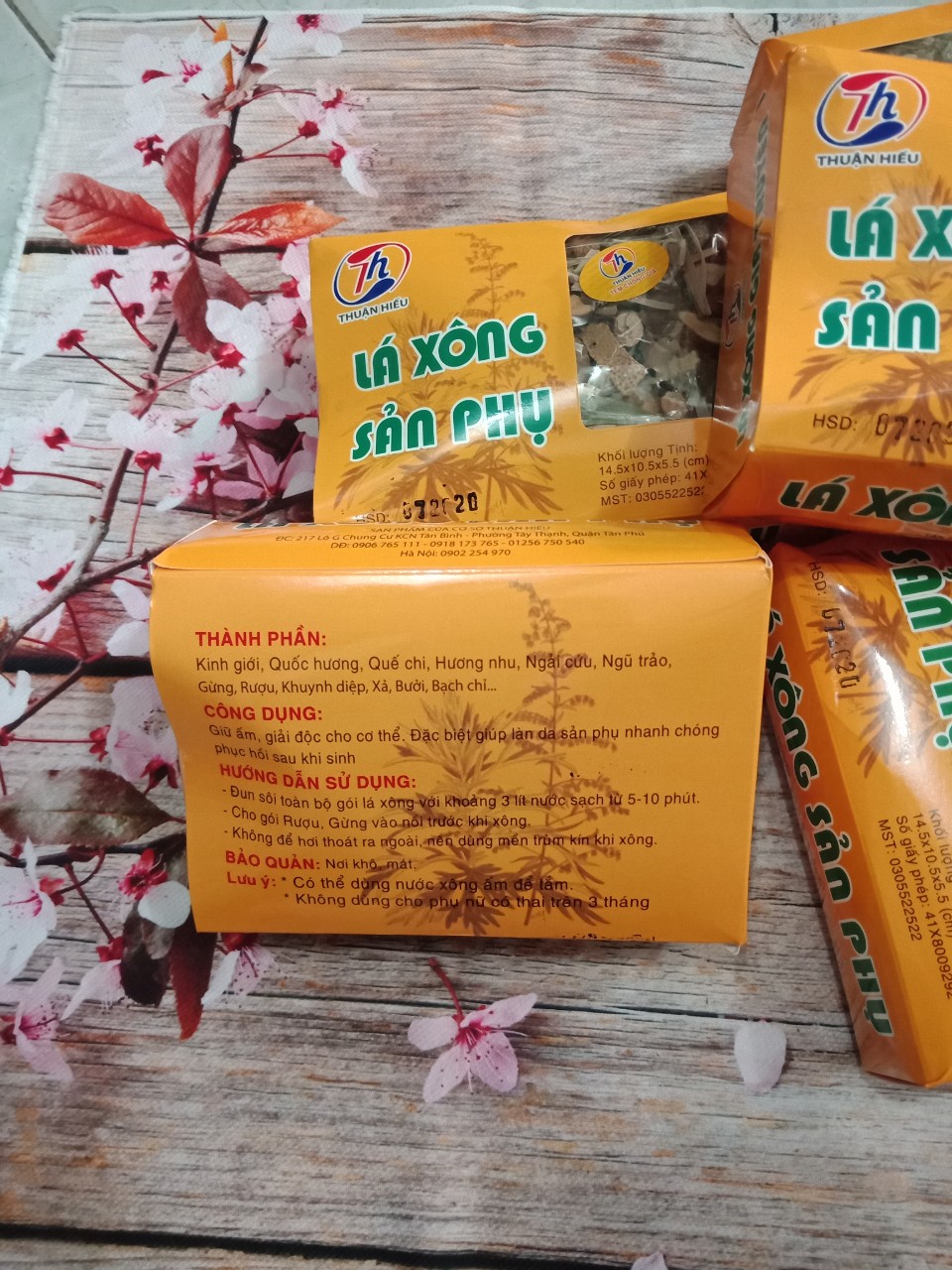 Lá xông sản phụ sau sinh