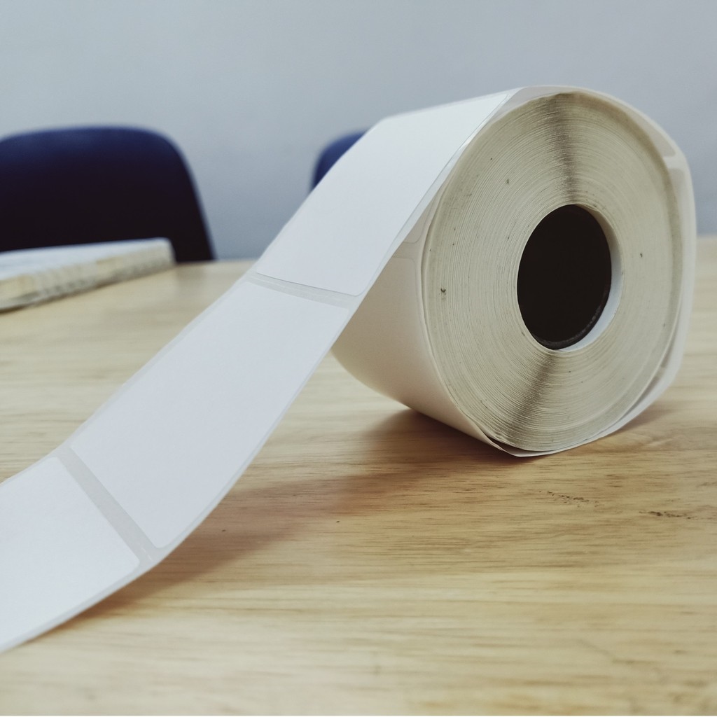 ❃✜ Cuộn 30m giấy nhiệt tem nhiệt 50x50mm