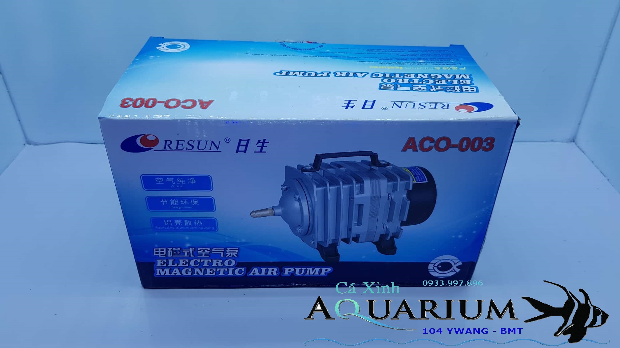 RESUN ACO - 003 Máy Sủi Oxi cho hồ cá