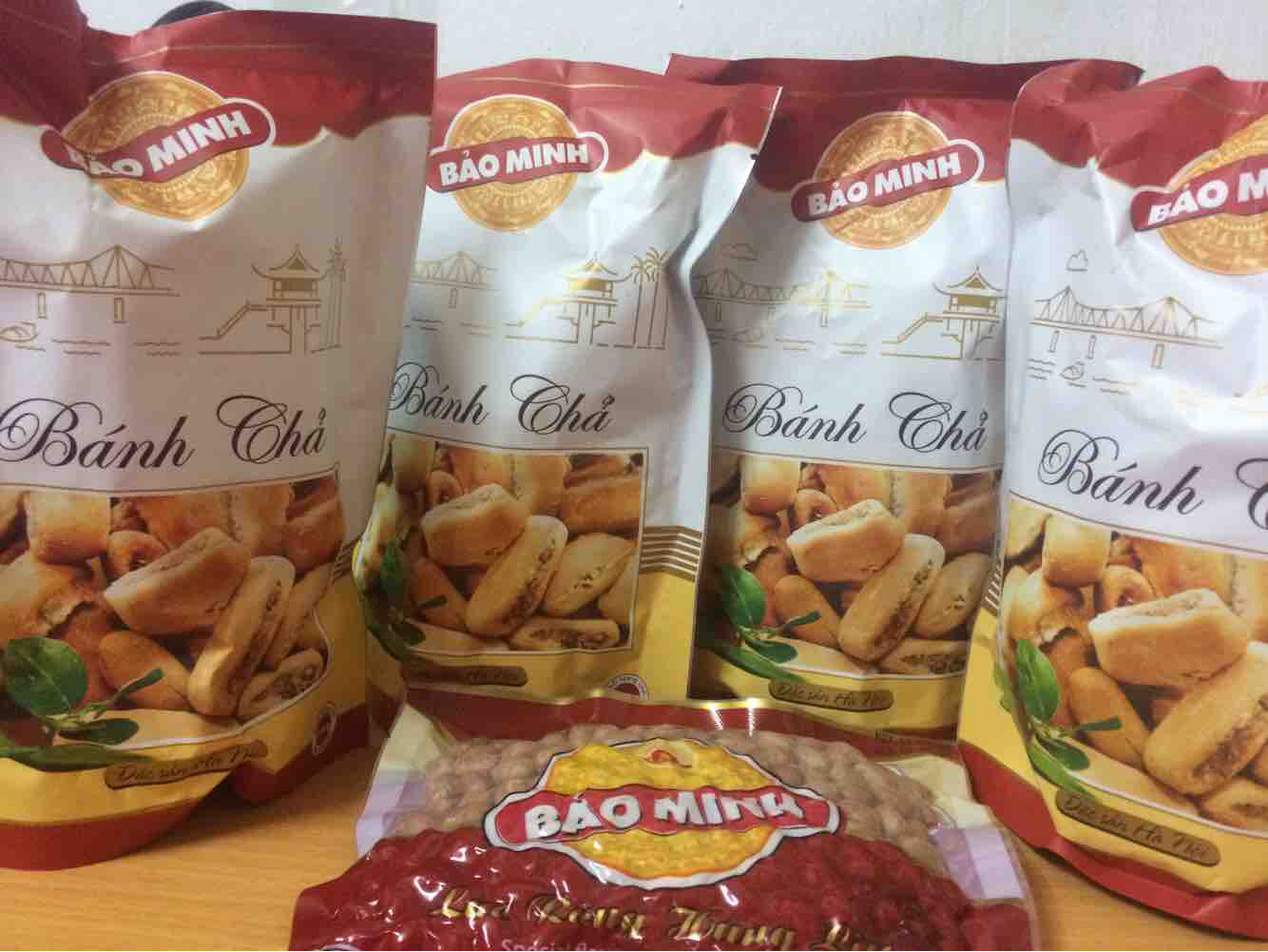 Lạc rang húng lìu gói to 180gr
