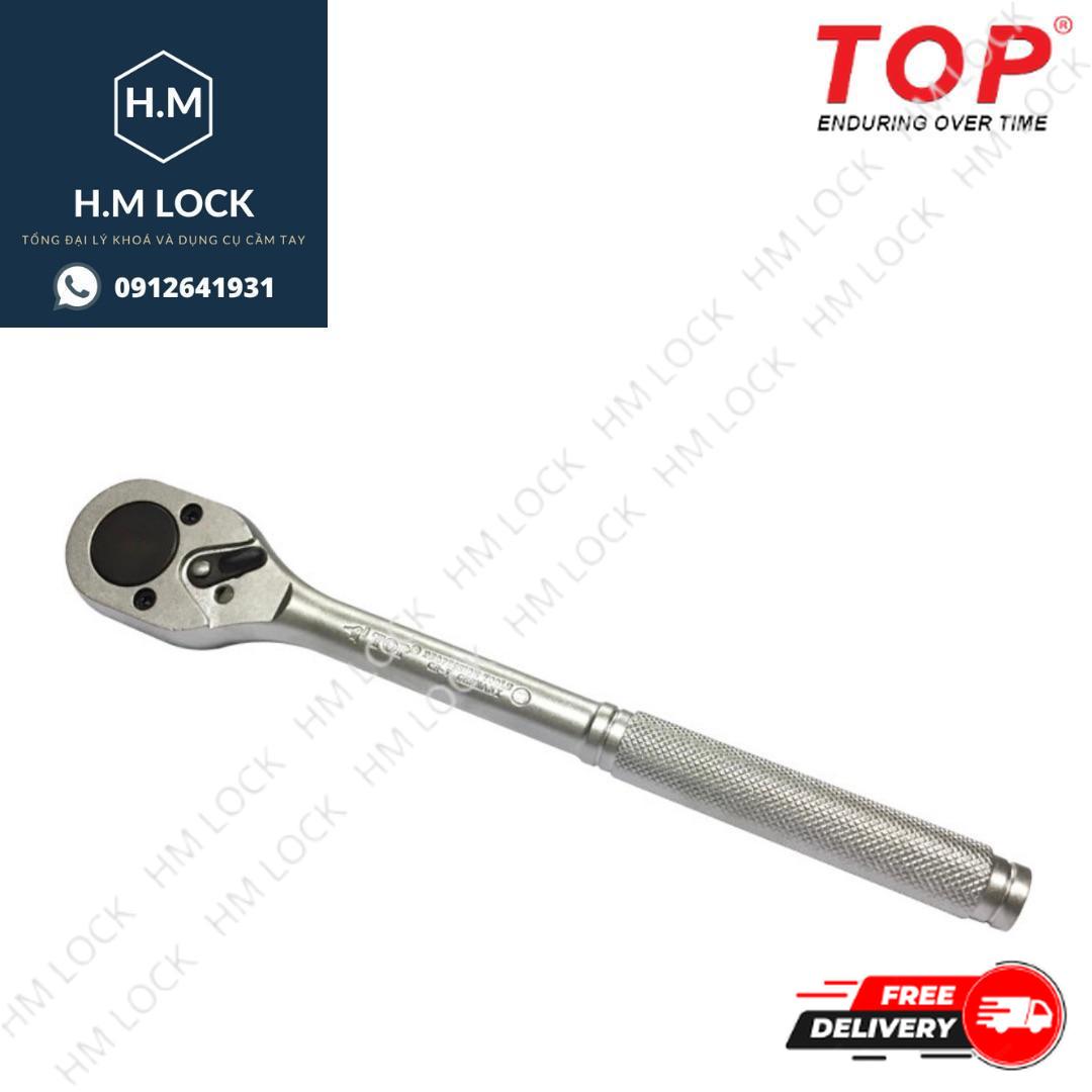 CẦN SIẾT TỰ ĐỘNG 1/2" Đầu Vuông 24 RĂNG TOP - DÀI 247MM - THÉP CR-V SIÊU CỨNG - HM LOCK