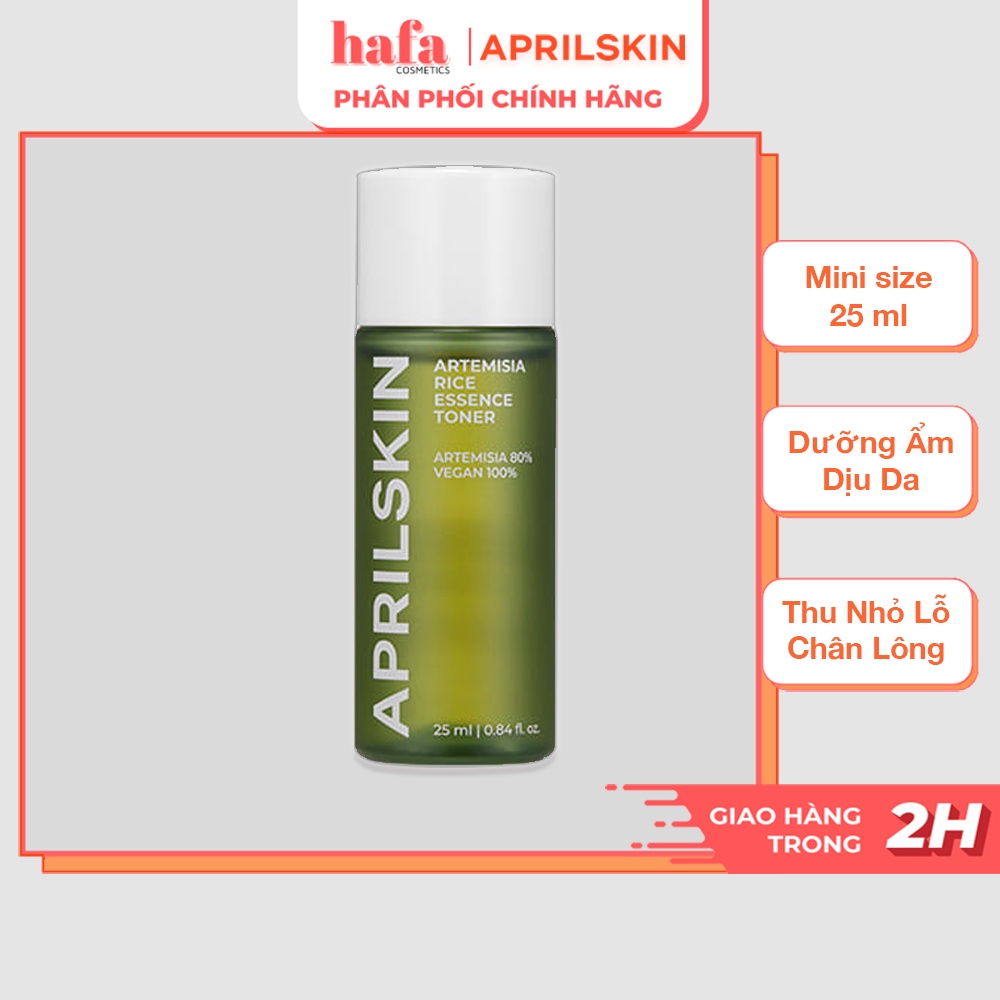 Toner gạo ngải cứu dịu nhẹ Aprilskin Artemisia Rice Essence Toner _ Aprilskin Chính Hãng