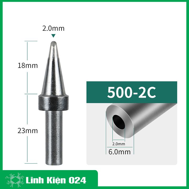 Mũi hàn 500 độ bền cao, lên nhiệt nhanh
