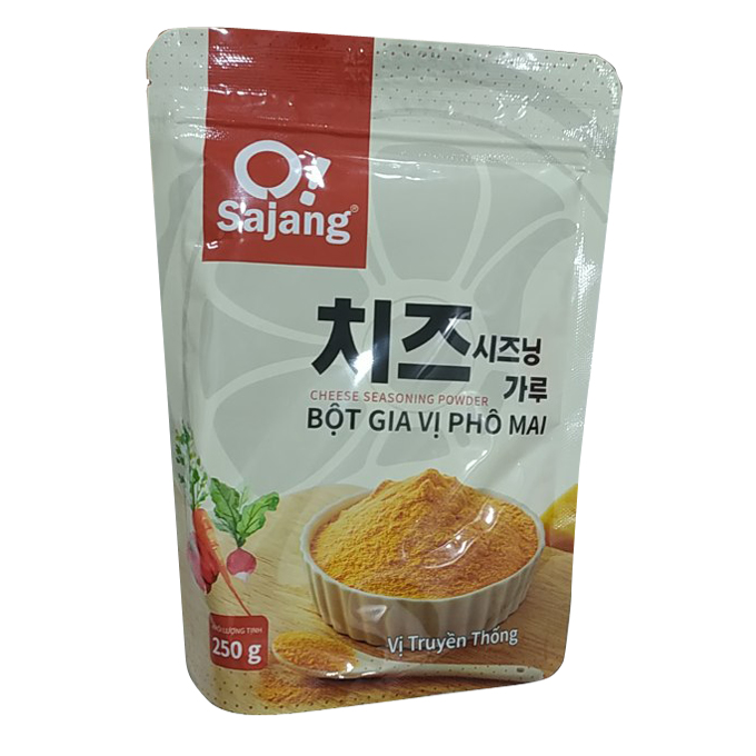 Bột rắc phô mai Hàn Quốc O 250g làm khoai lang lắc, khoai tây lắc....