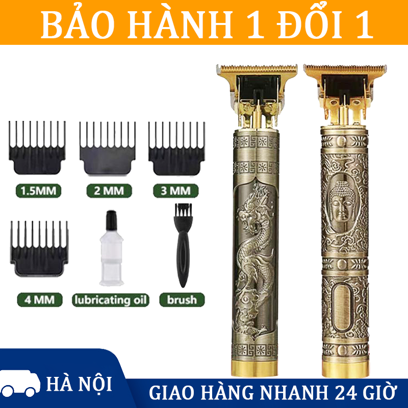 Tông đơ cắt tóc nam chính hãng hình rồng và hình phật,Tong đơn cắt tóc loại tốt,Tăng đơ cắt tóc trẻ em,máy cắt tóc tăng đơ,tông đơ chấn viền,chất liệu tốt động cơ 4 chiều không tiếng ồn, bảo hành 3 tháng