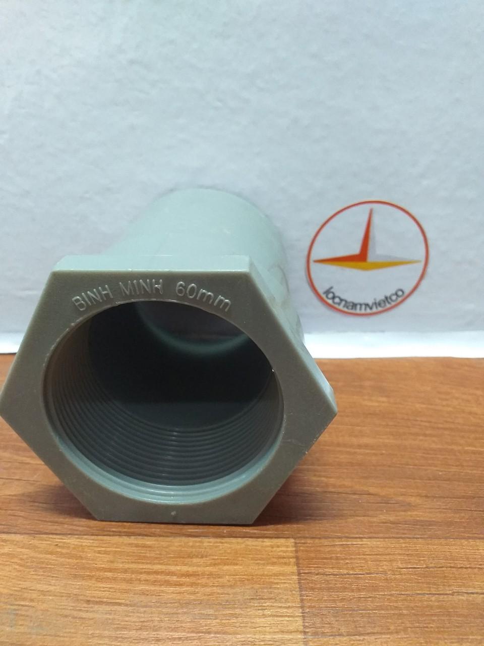 Nối ren 60 nhựa PVC Bình Minh