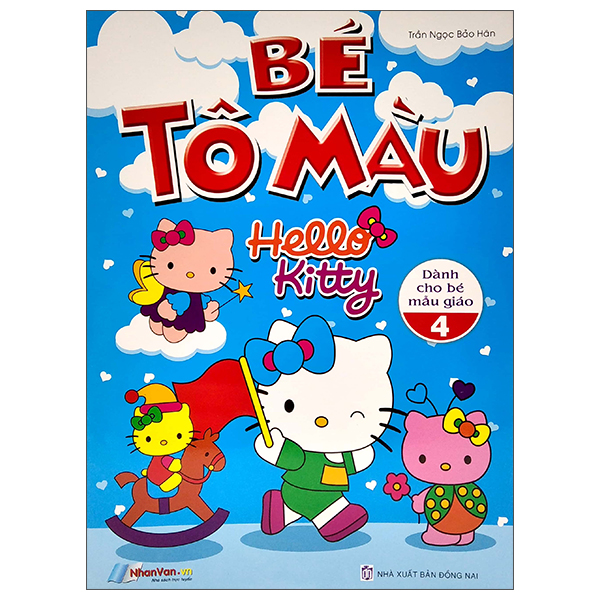 Fahasa - bé tô màu hello kitty - tập 4