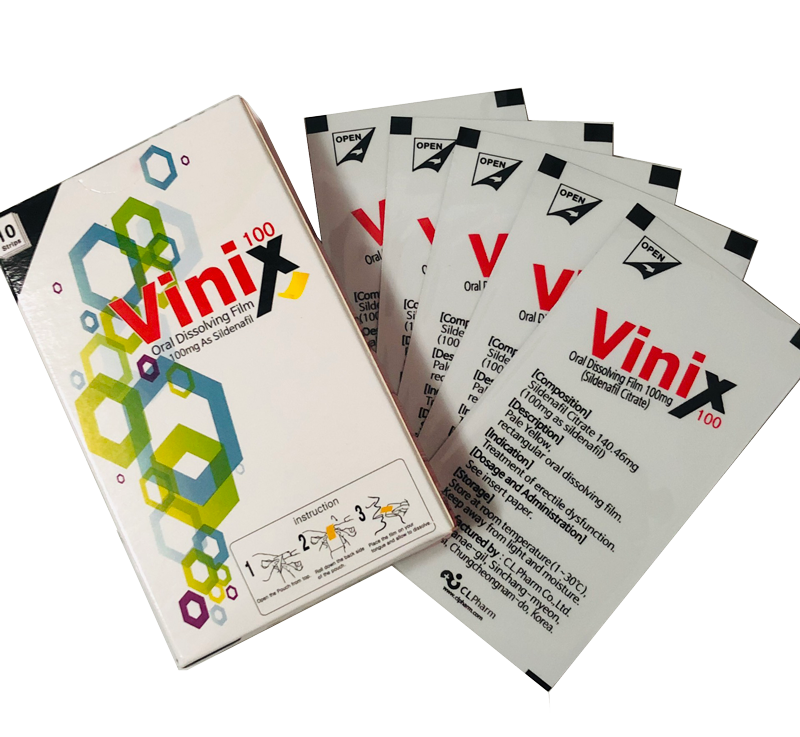 TEM 1 Tem Ngậm Vinix 100mg/1 Tem - Dùng 2 Lần - Đảm Bảo Chất Lượng - Uy Tín