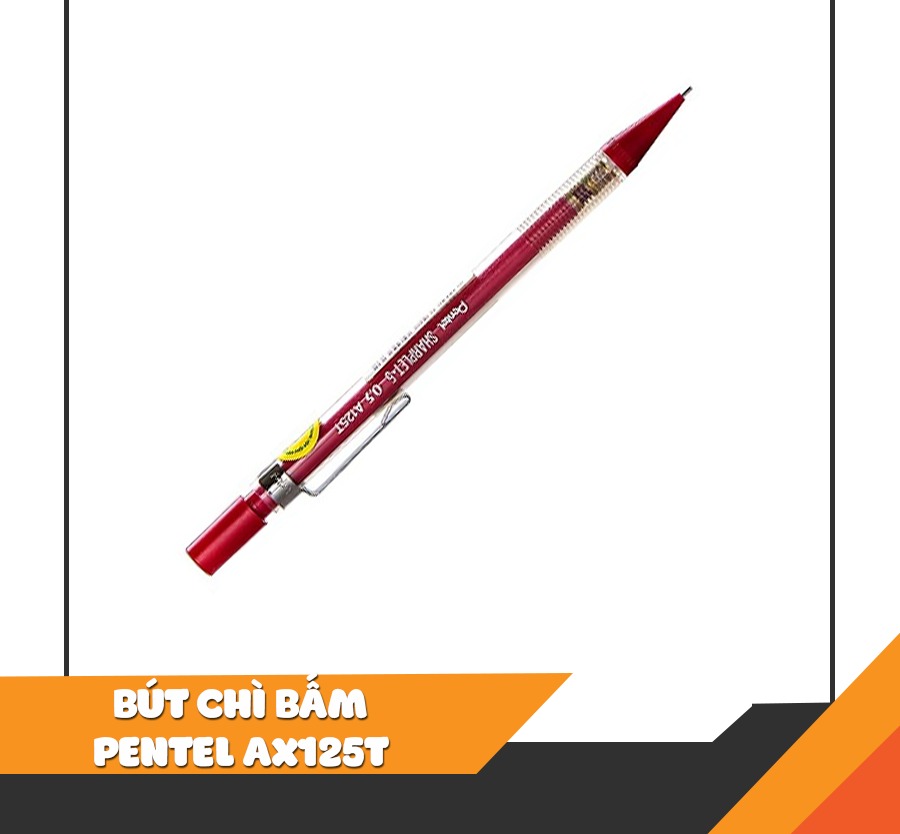 [HCM]2 cây Bút Chì bấm Pentel AX125T cực đẹpsangtiện dụng
