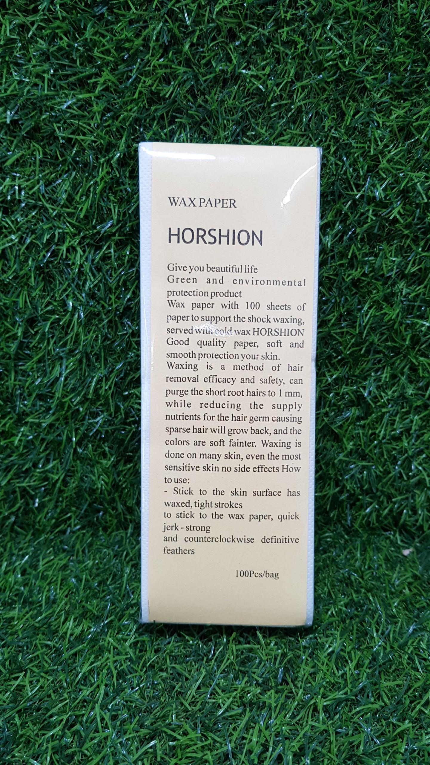 [HCM]Giấy wax lông Horshion 100 tờ