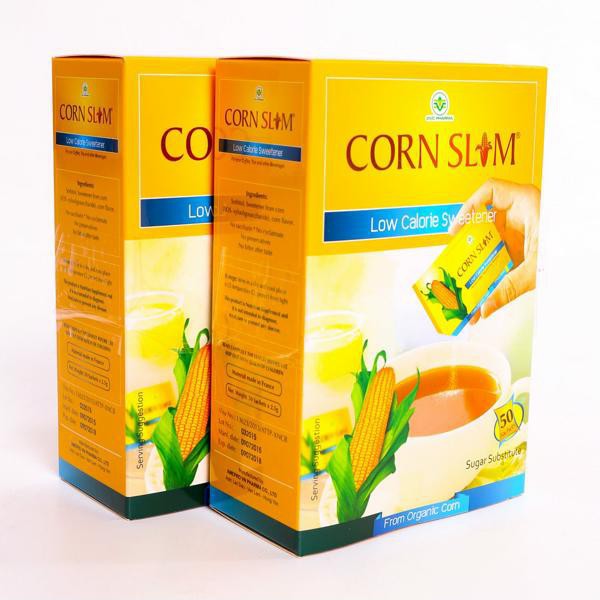 Đường Bắp Ăn Kiêng Corn Slim Hộp 50 Gói